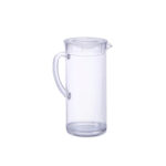 Carafa suc Hendi, cu capac, plastic transparent SAN, 2 l, 12x25 cm